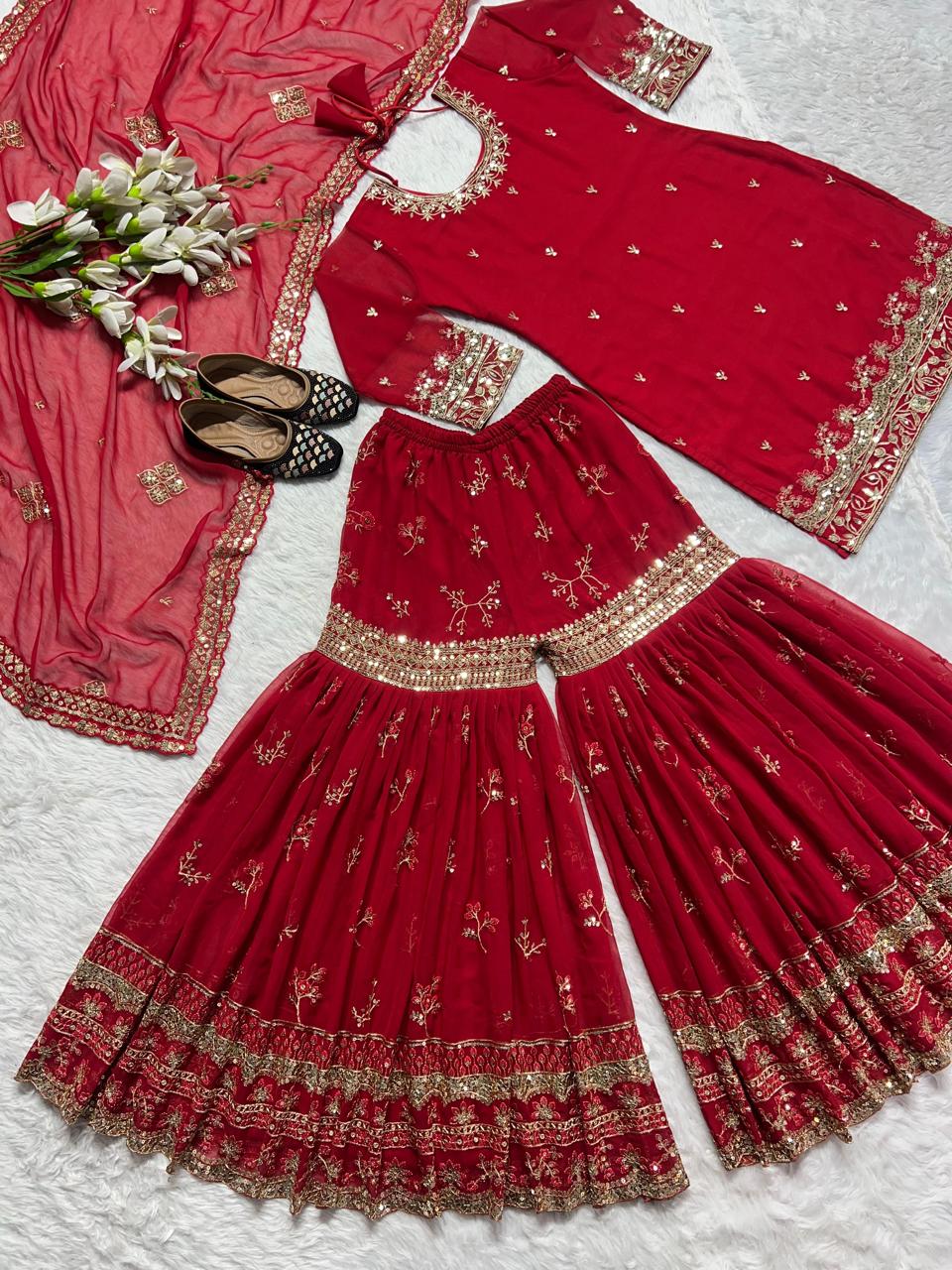 party wear sharara