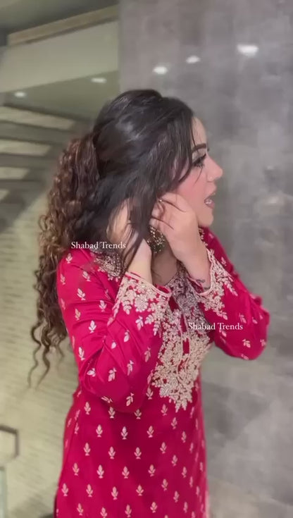 masion velour suit by aurewa